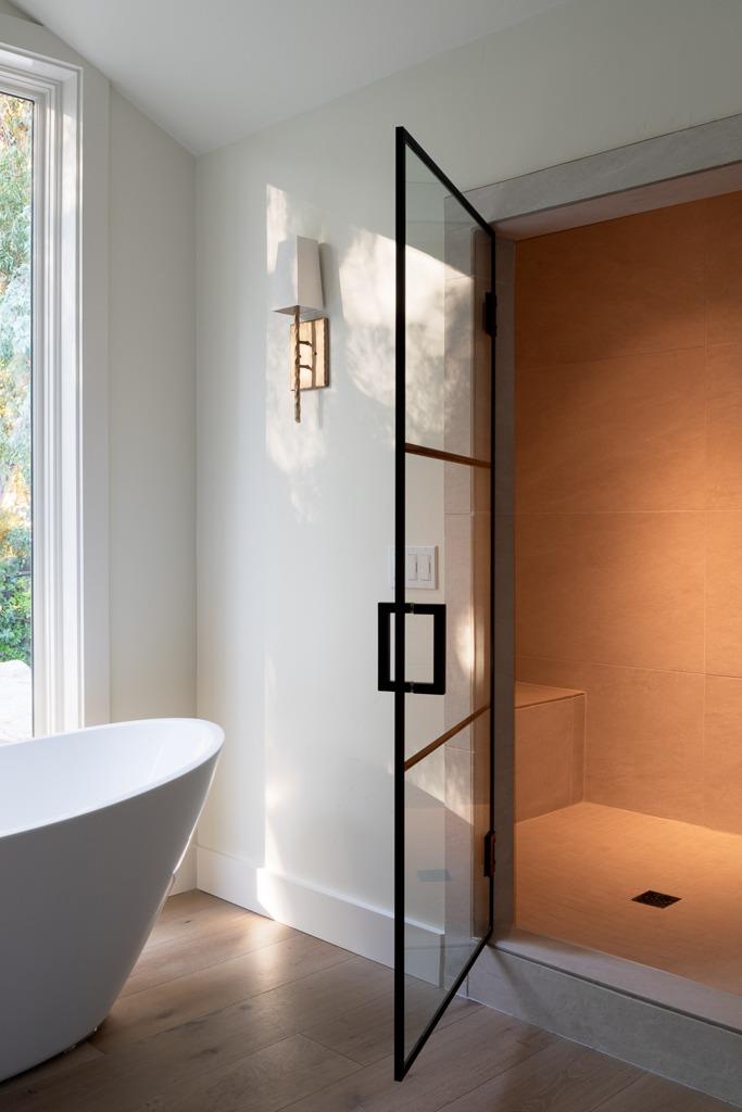 1221 Foothill Road Ojai, CA 93023 - Photo 17 of 42 a view of bathroom with bathtub and shower