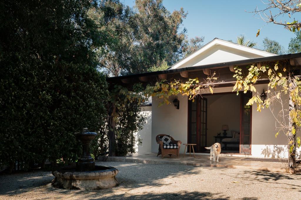 1221 Foothill Road Ojai, CA 93023 - Photo 20 of 42 a view of a chairs and table in the patio