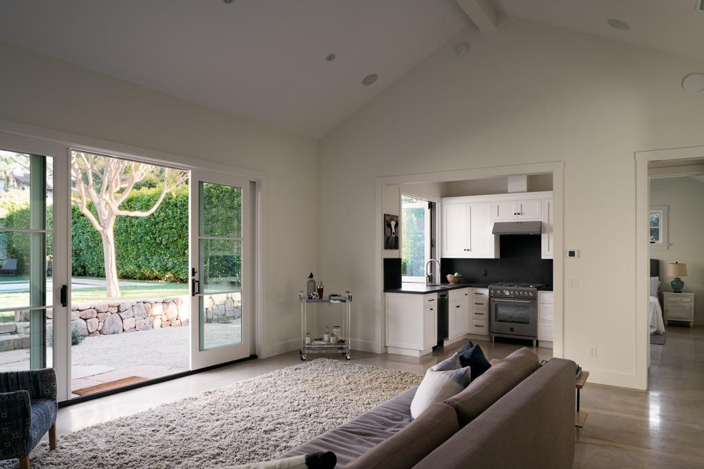 1221 Foothill Road Ojai, CA 93023 - Photo 32 of 42 a view of a livingroom with furniture and a flat screen tv