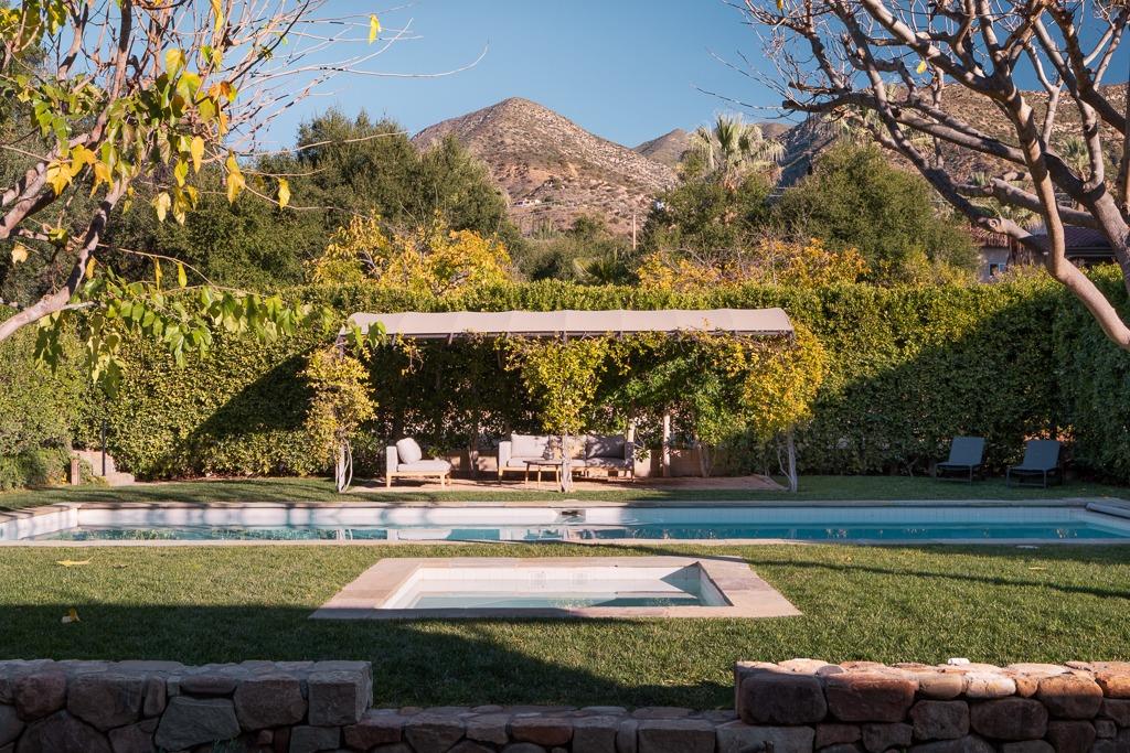 1221 Foothill Road Ojai, CA 93023 - Photo 33 of 42 a view of yard with large tree