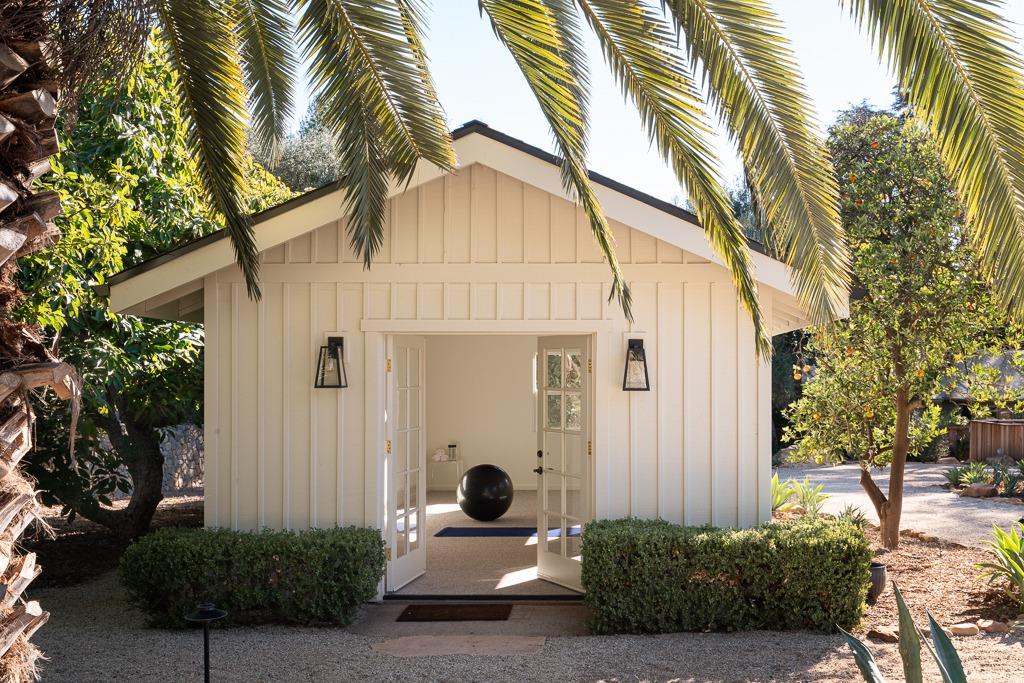 1221 Foothill Road Ojai, CA 93023 - Photo 37 of 42 a front view of a house with a yard