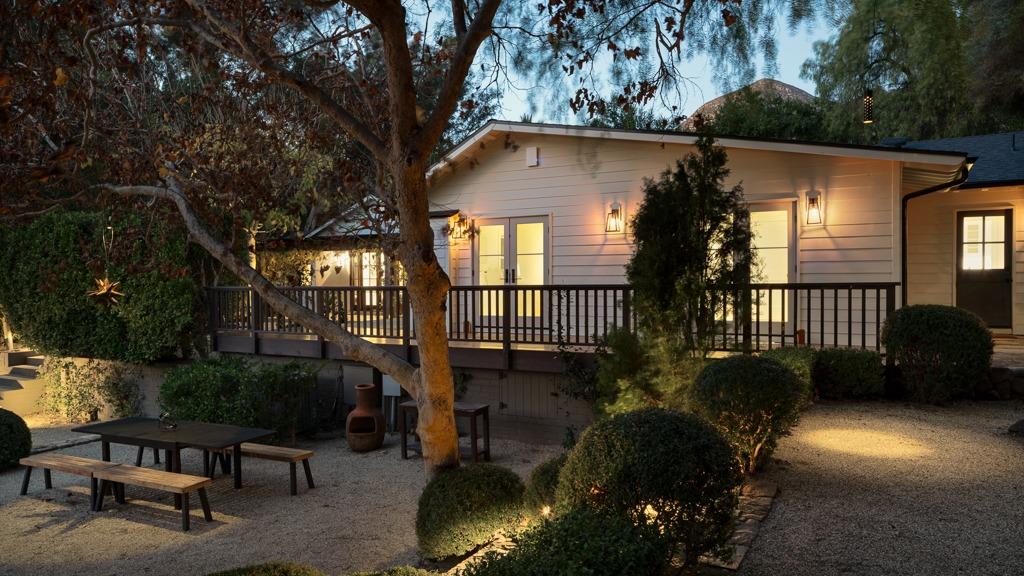 1221 Foothill Road Ojai, CA 93023 - Photo 40 of 42 a backyard of a house with lots of green space