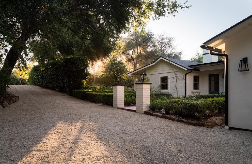 1221 Foothill Road Ojai, CA 93023 - Photo 6 of 42 a view of a house with backyard and garden