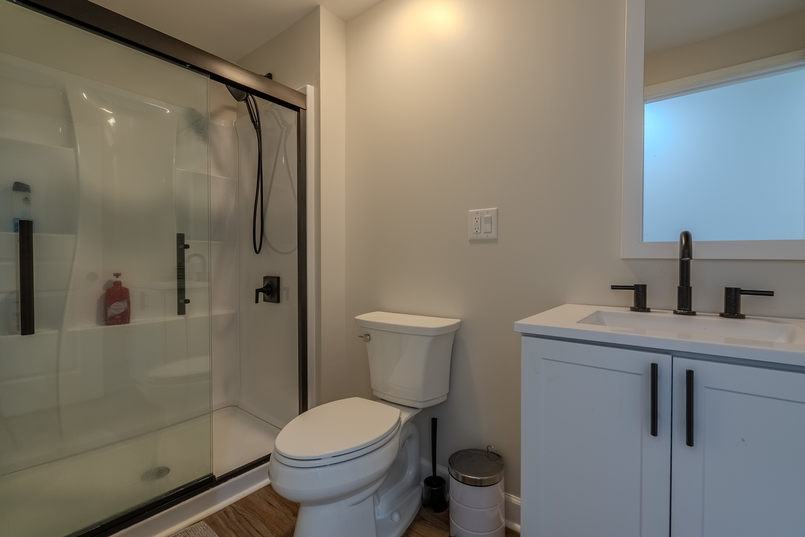 11617 Coach Drive Mokena, IL 60448 - Photo 38 of 38 a bathroom with a granite countertop sink toilet and shower