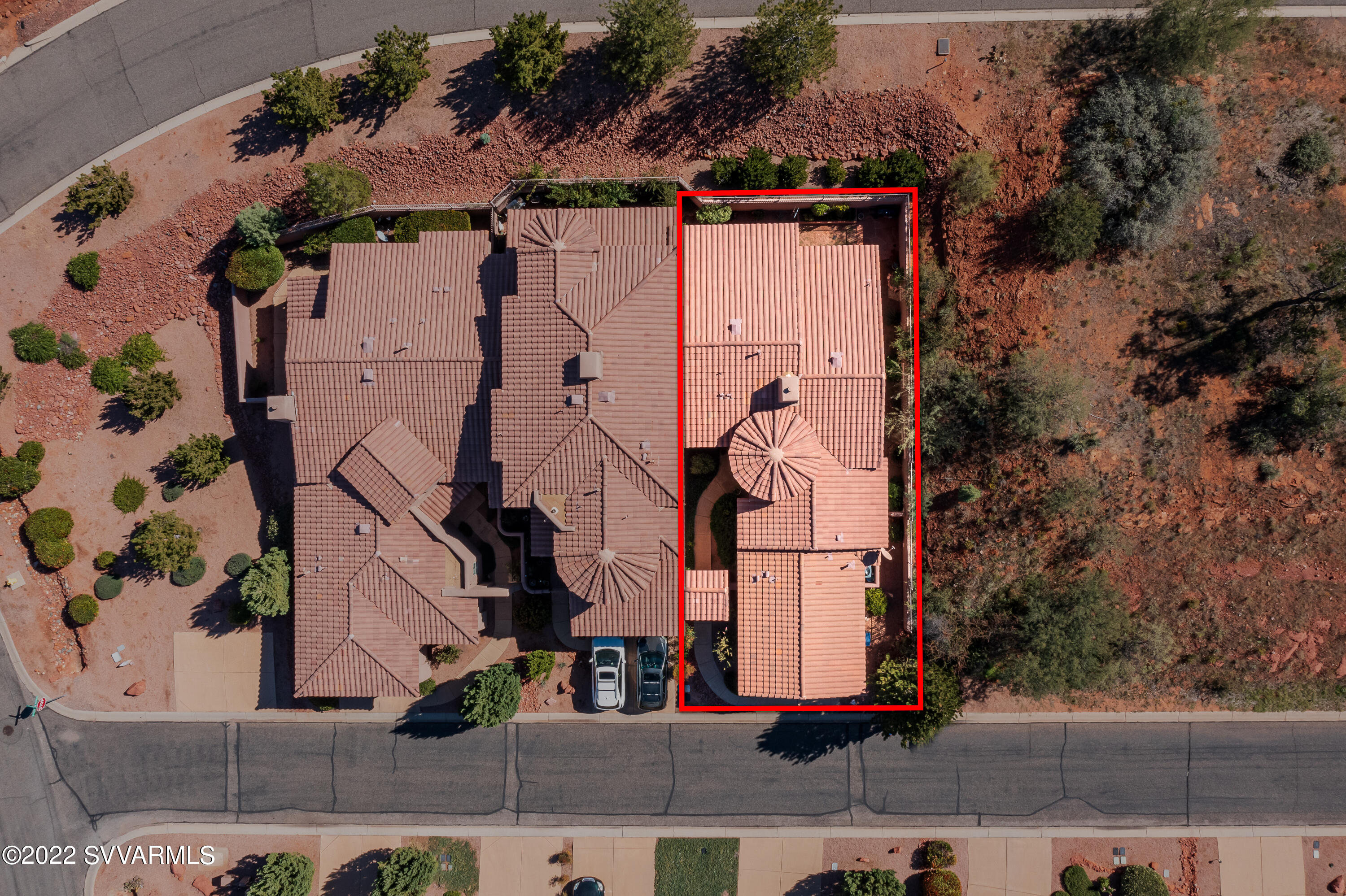 35 Rio Sinagua Sedona, AZ 86351 - Photo 53 of 67 an aerial view of residential houses with outdoor space