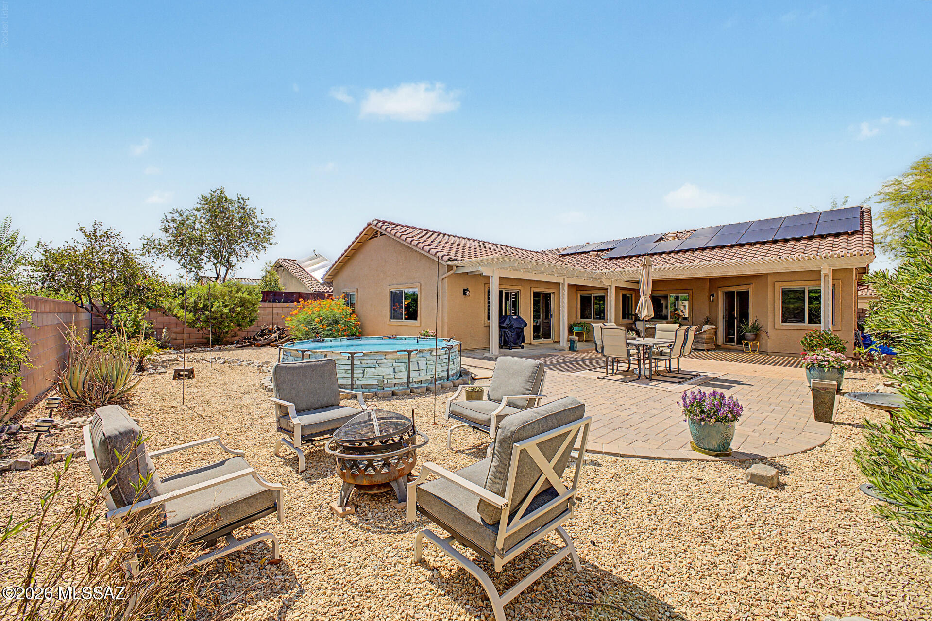 3664 East Northern Dancer Road Tucson, AZ 85739 - Photo 37 of 42 Spacious Backyard