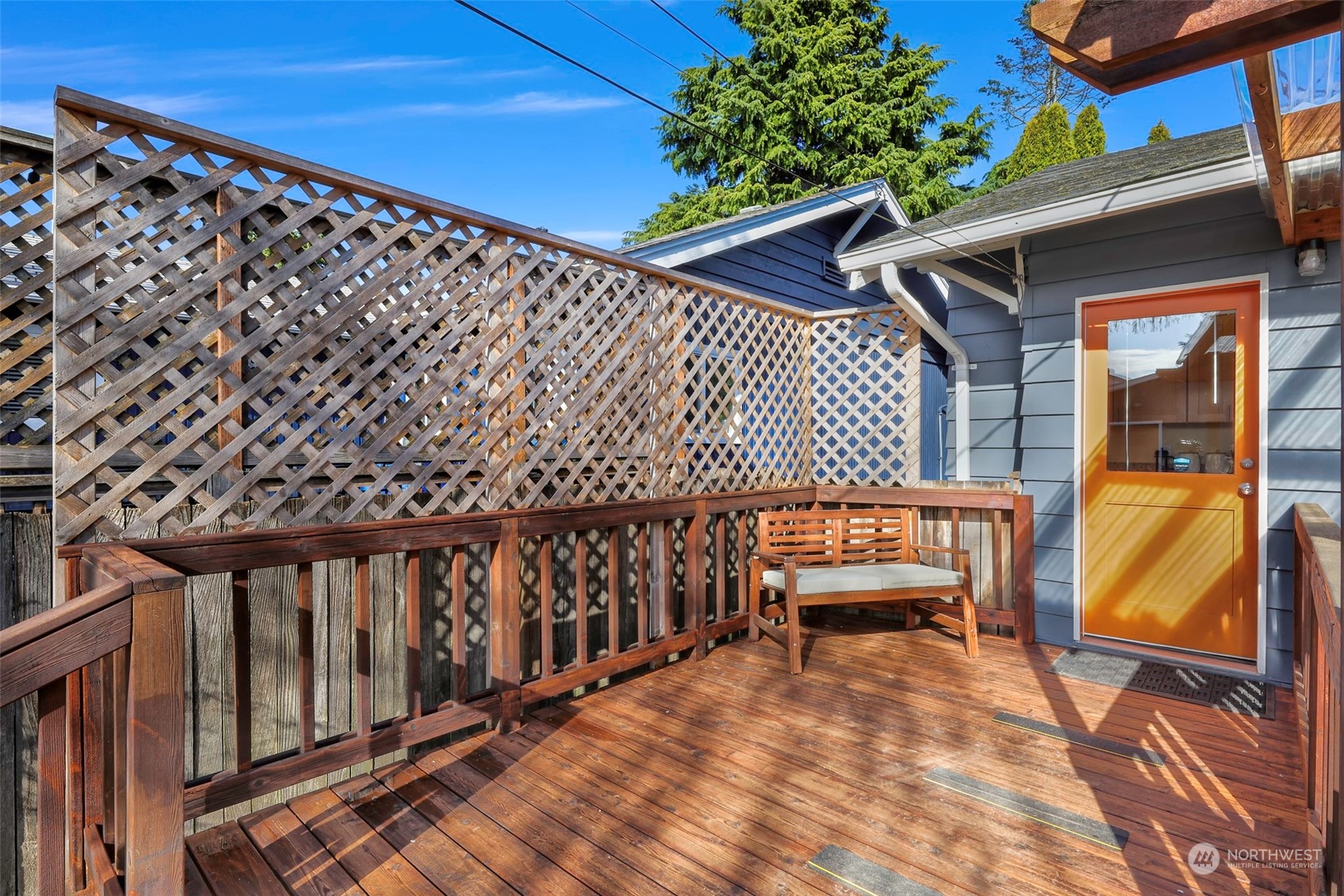 6023 44th Avenue Southwest Seattle, WA 98136 - Photo 17 of 32 a view of a balcony with furniture