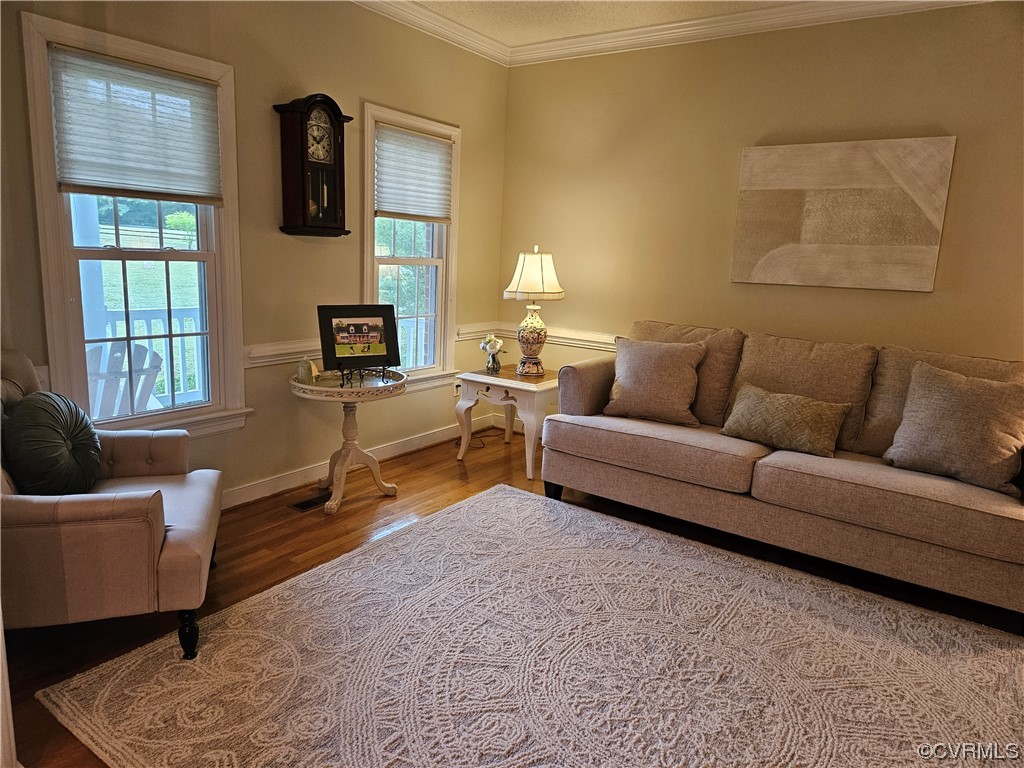 6373 Pine Slash Road Mechanicsville, VA 23116 - Photo 5 of 49 a living room with furniture and a fireplace