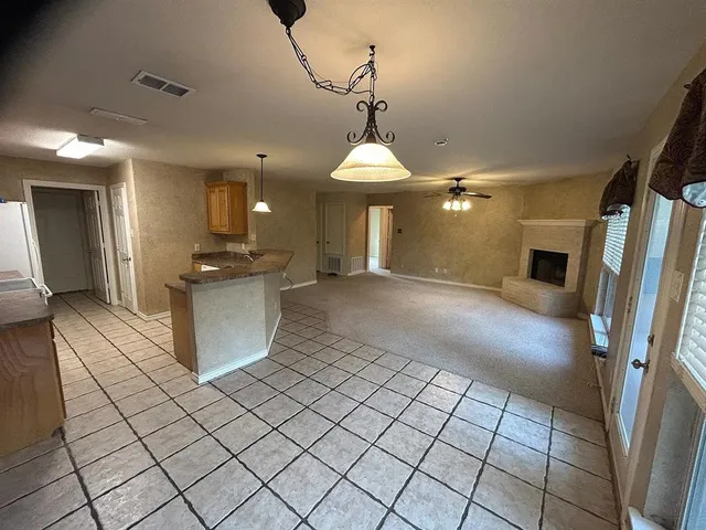 a backyard of a house