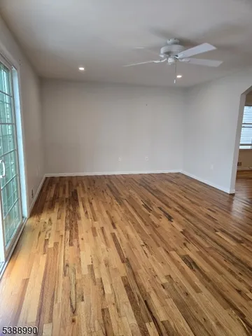 a view of wooden floor in a room