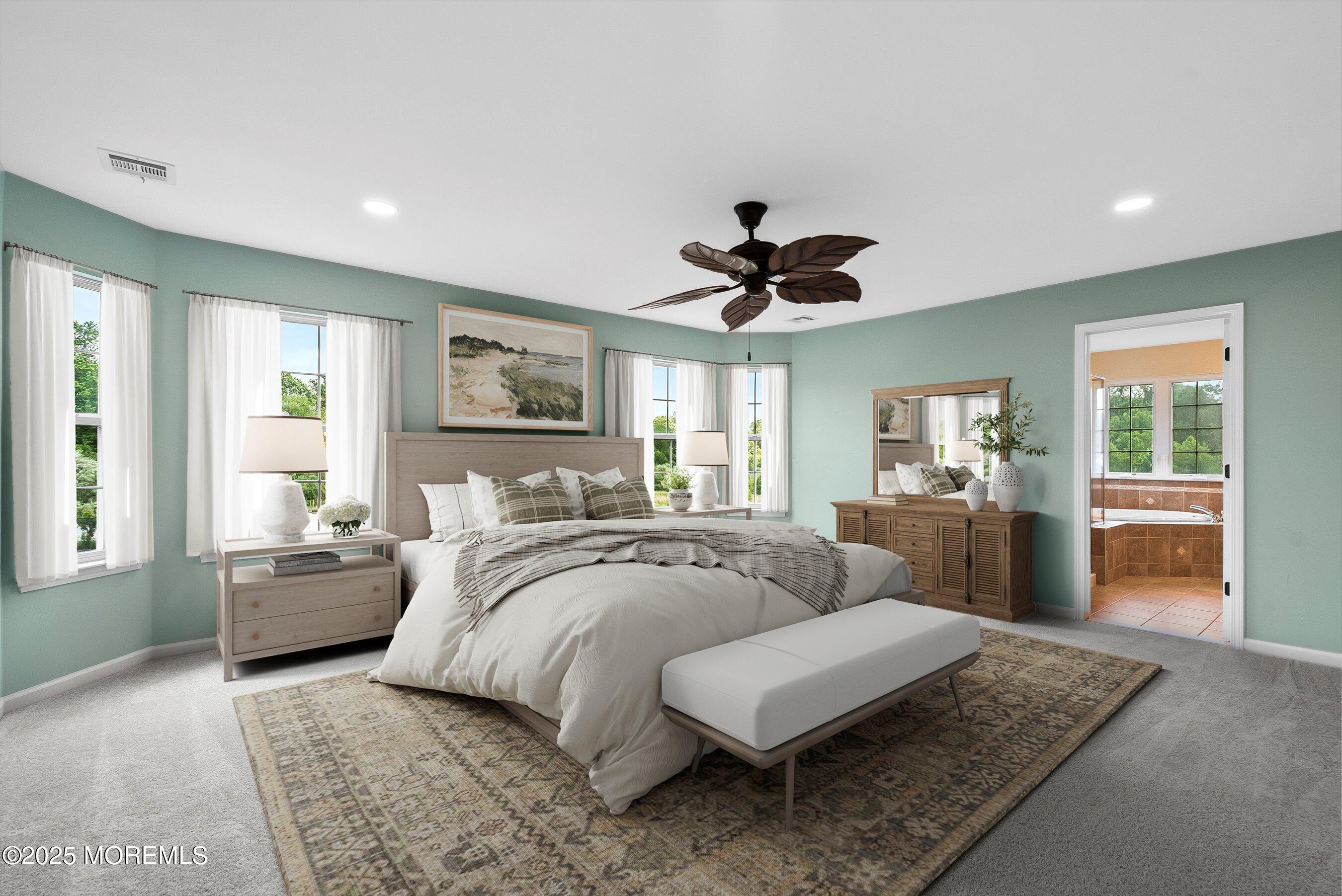 10 Rolling Meadows Court Cream Ridge, NJ 08514 - Photo 27 of 65 077-Second Floor Master Bed 2C STAGED