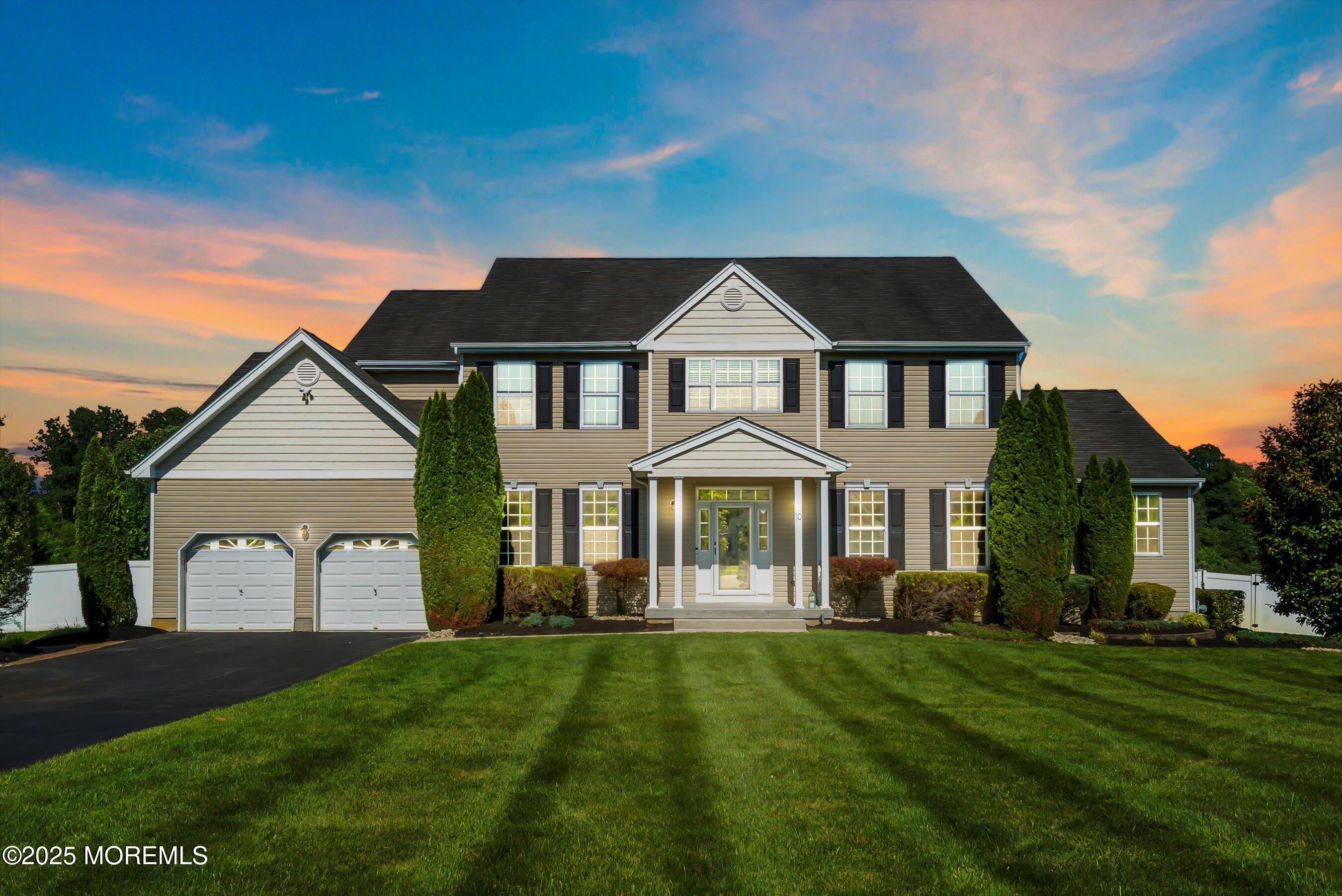 10 Rolling Meadows Court Cream Ridge, NJ 08514 - Photo 41 of 65 002-Front 1 Twilight