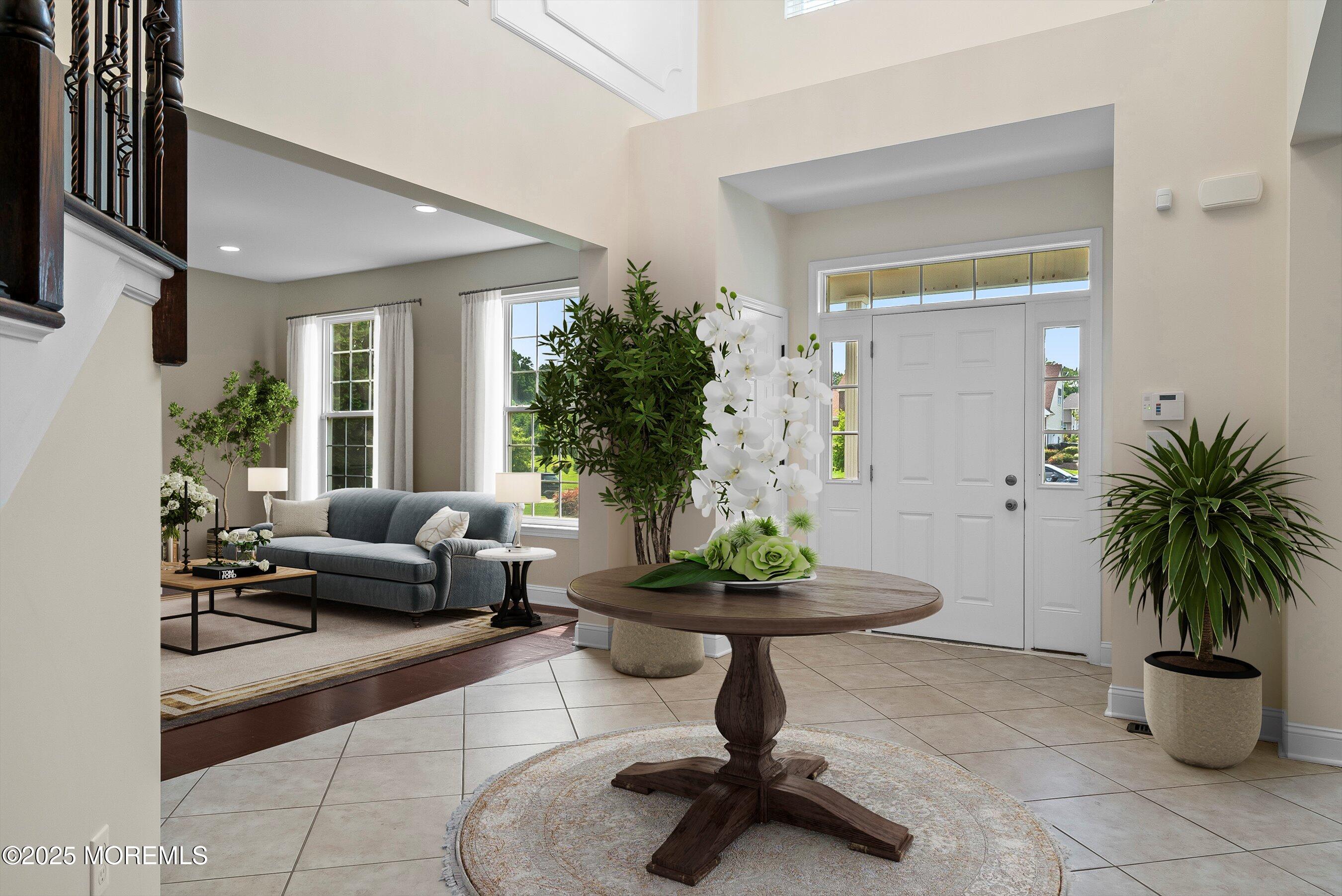 10 Rolling Meadows Court Cream Ridge, NJ 08514 - Photo 5 of 65 015-Foyer to Living 1A STAGED