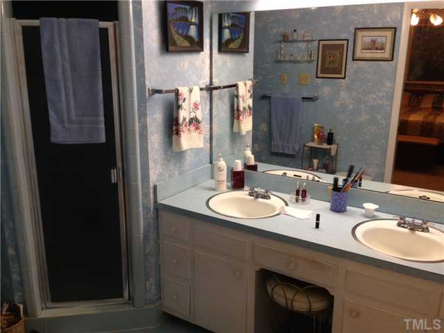 3315 Woodward Place Raleigh, NC 27607 - Photo 10 of 14 Large master bathroom with great layout and updating potential. Master Bath/Spa