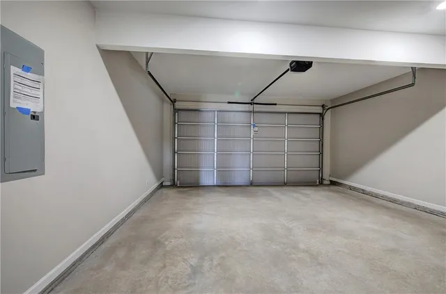 an empty room with a empty space