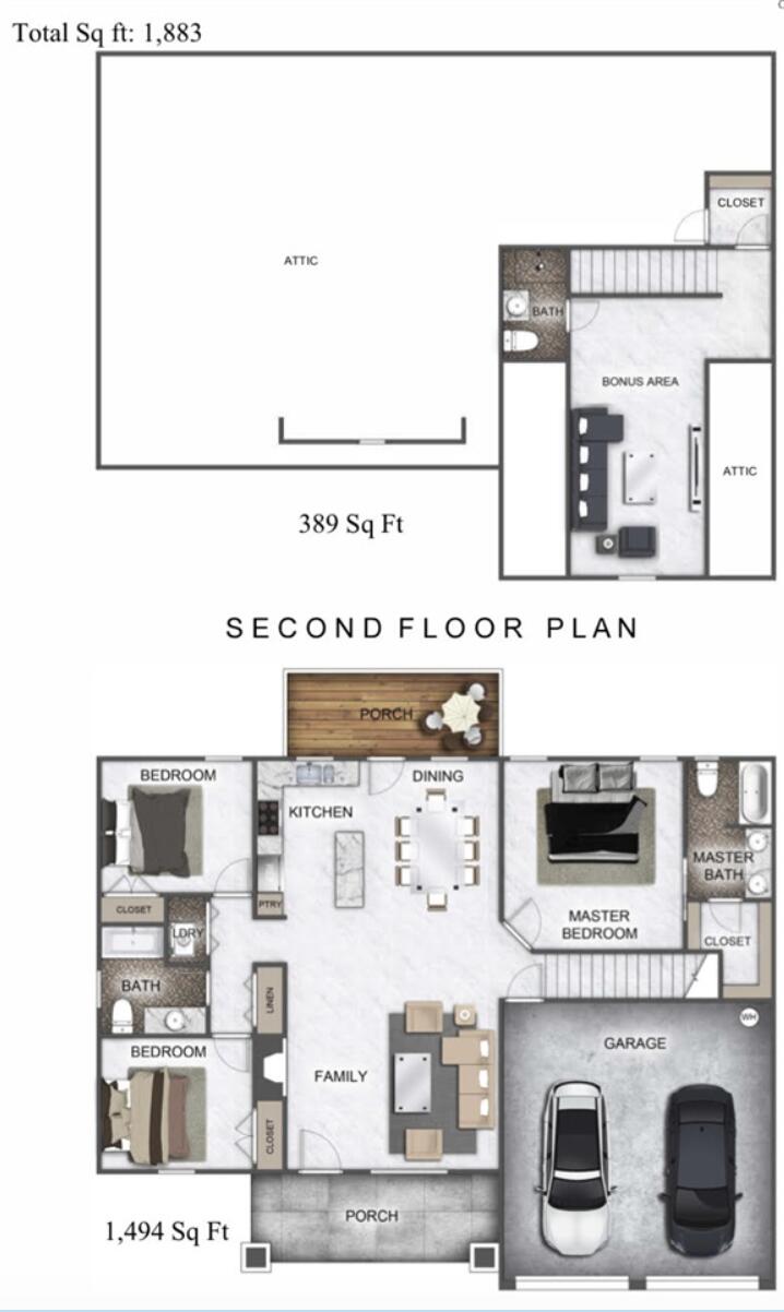 679 Riddle Road Dayton, TN 37321 - Photo 2 of 2 Spring Ranch Floor Plan
