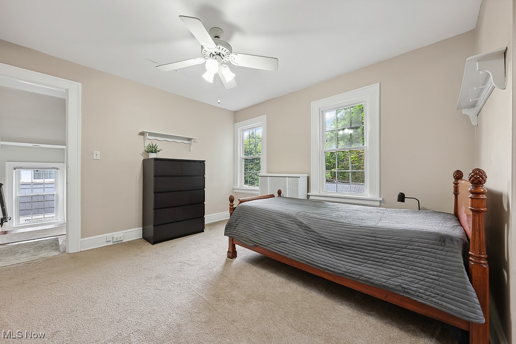 3266 Avalon Road Cleveland, OH 44120 - Photo 35 of 46 Carpeted bedroom featuring baseboards and ceiling fan