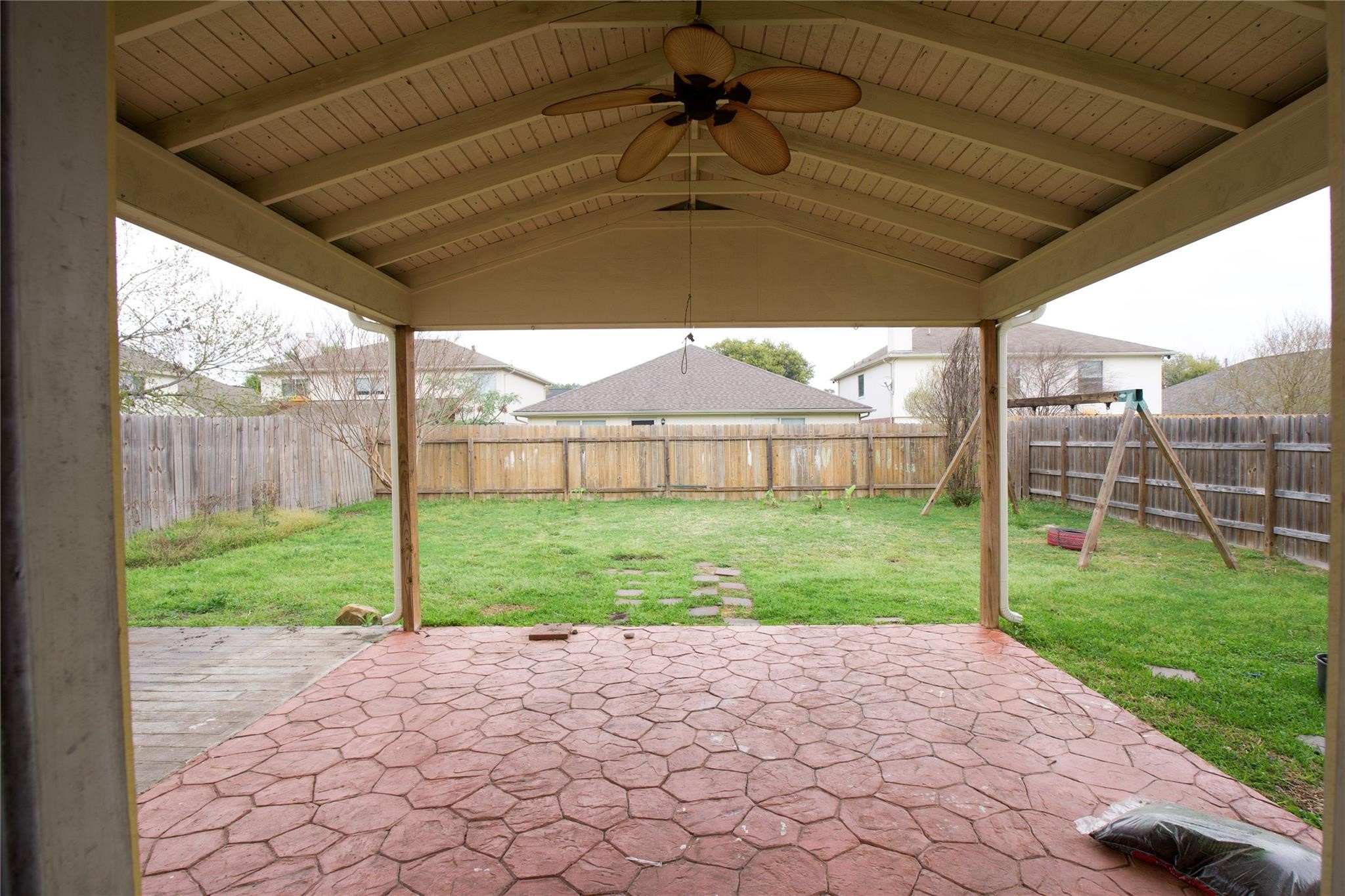2419 Fox Water Drive Spring, TX 77386 - Photo 19 of 19 a view of a house with backyard and garden