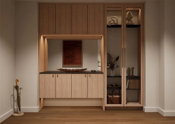 a view of a entryway