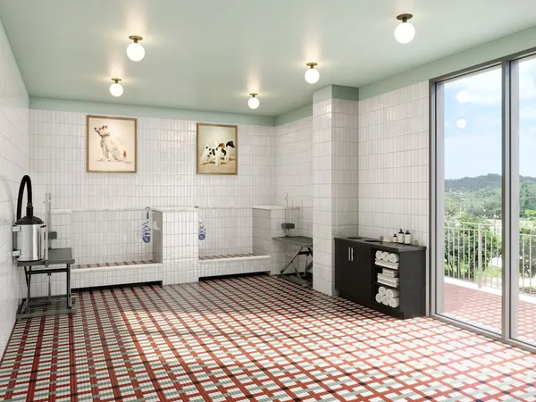 a view of a bedroom with furniture