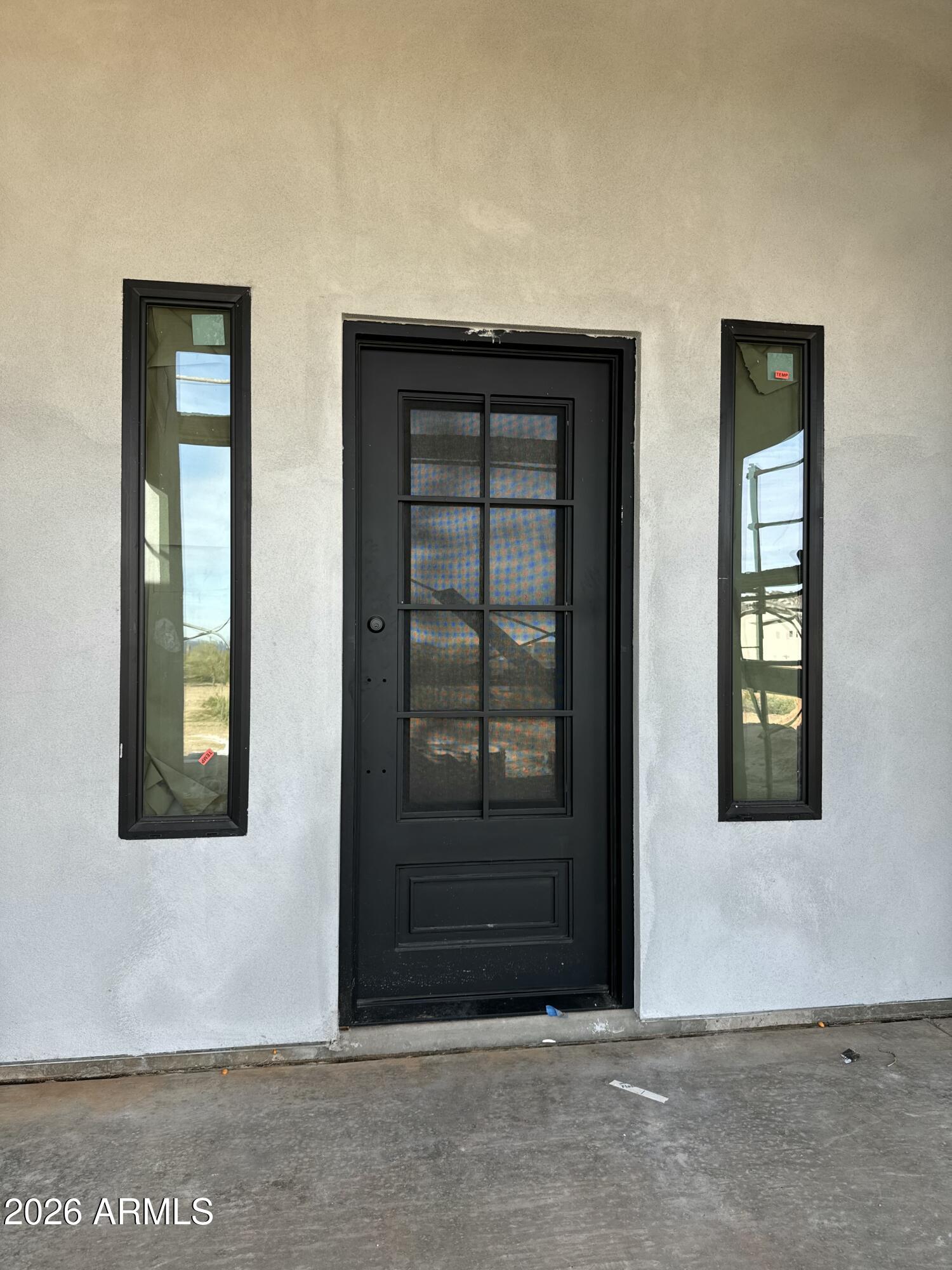 wooden floor and window in a room