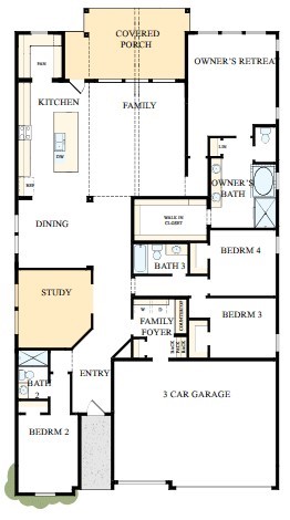 9006 Limestone Mill Way Manvel, TX 77578 - Photo 11 of 11 The success of a floor plan is the way you can move through it…You’ll be amazed at how well this home lives…We call it traffic patterns.
