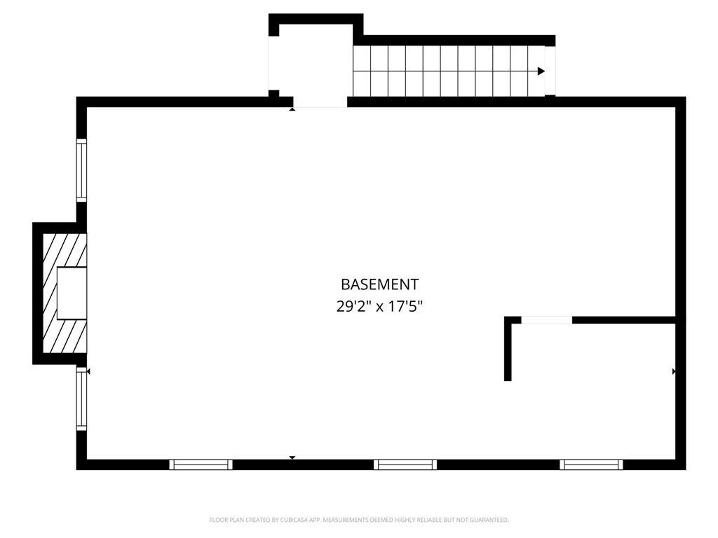 2950 Fairfield Pike Springfield, OH 45502 - Photo 47 of 48 This floor plan highlights a spacious basement with direct access for convenience.