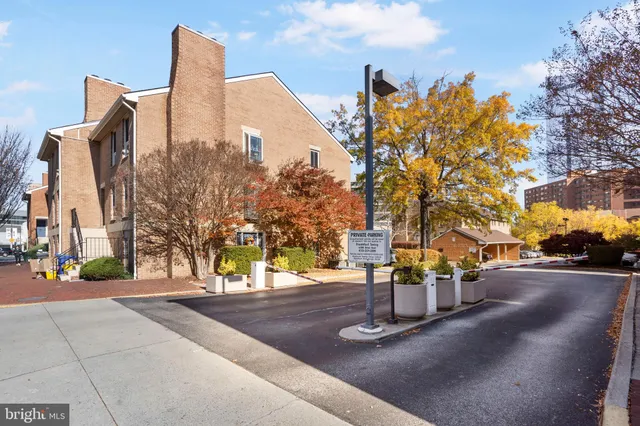 a view of a city with tall buildings