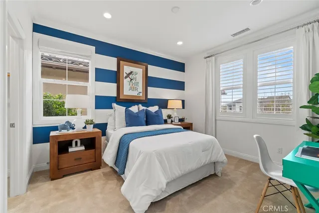 a very nice looking dining room with a table and chairs