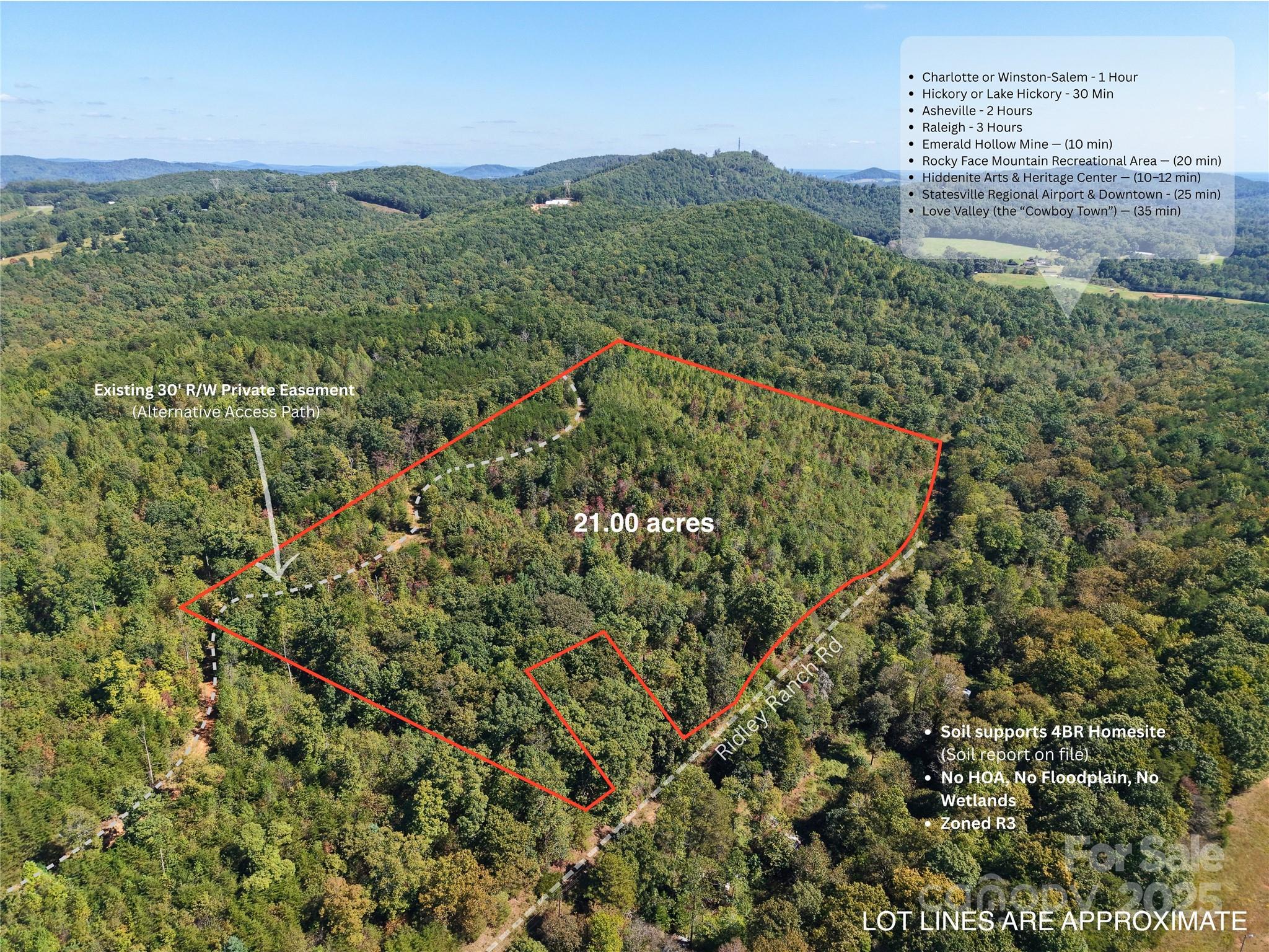 Tbd Tbd Ridley Ranch Road, Unit 2 Hiddenite, NC 28636 - Photo 2 of 12 a view of a green field with lots of bushes