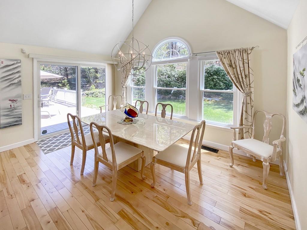 10 Weather Deck Road Bourne, MA 02532 - Photo 13 of 37 a view of a dining room with furniture window and wooden floor