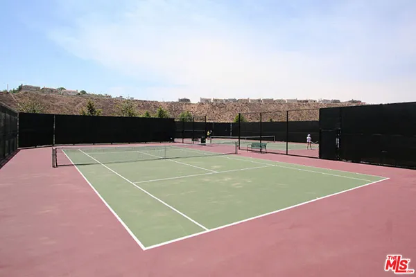 a view of a basketball court