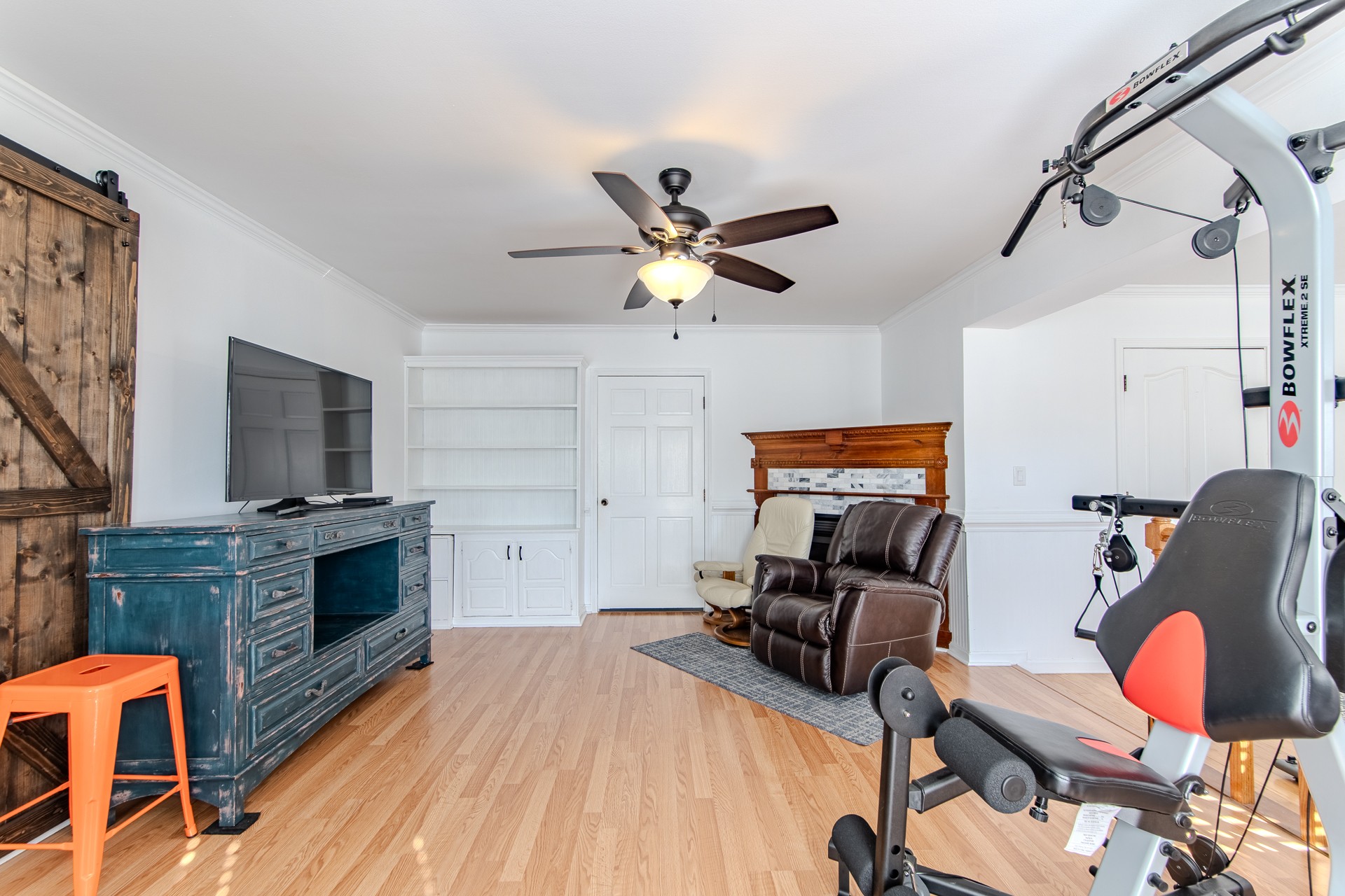 404 Highway 57 Ramer, TN 38367 - Photo 49 of 87 a bedroom with furniture and a fireplace