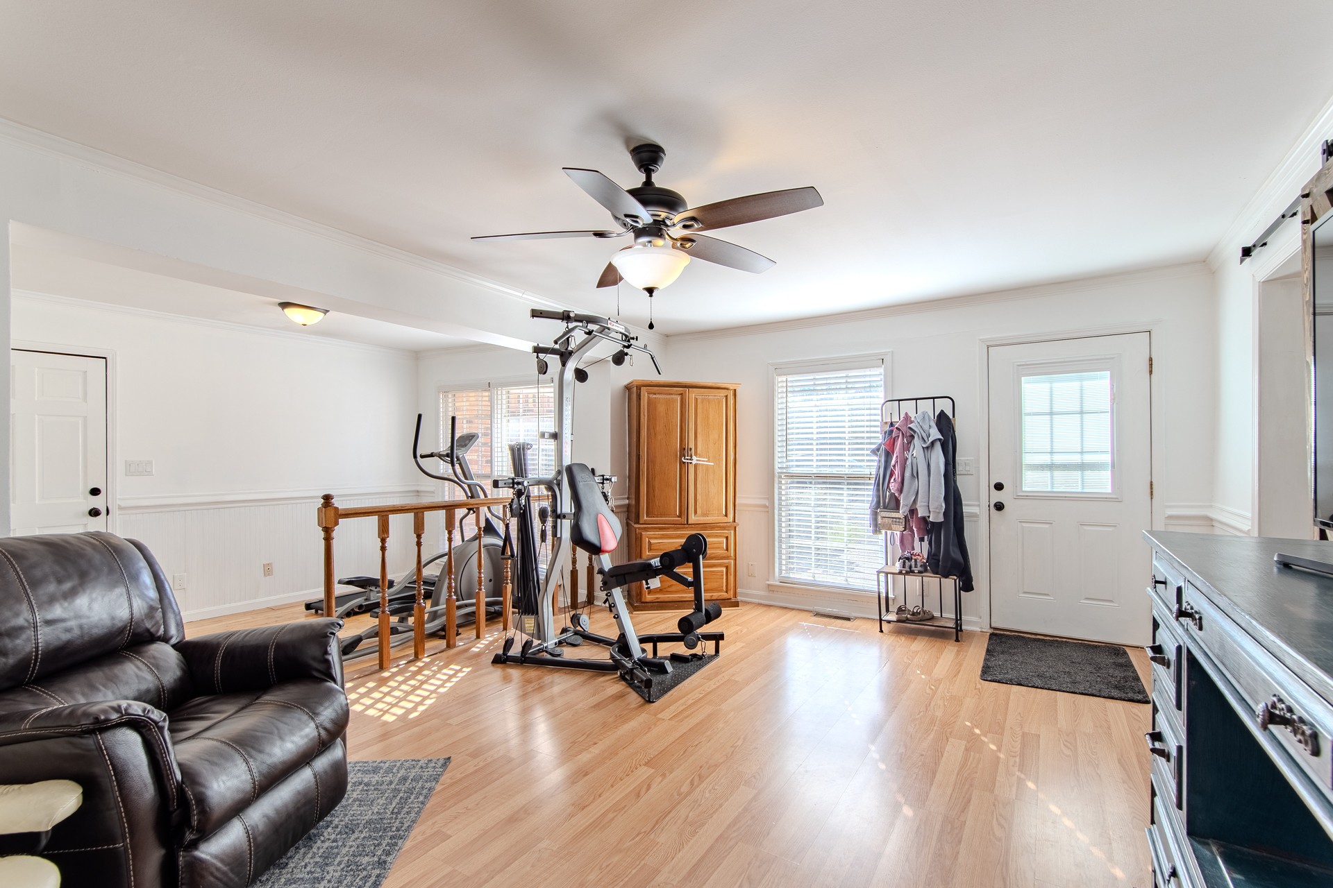 404 Highway 57 Ramer, TN 38367 - Photo 50 of 87 a view of a livingroom with furniture and a ceiling fan