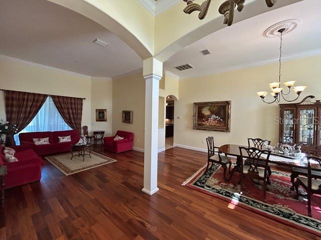 17127 Brown Road Odessa, FL 33556 - Photo 16 of 58 a living room with furniture and wooden floor