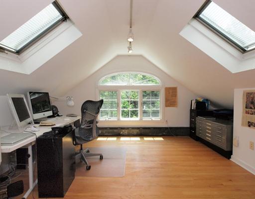 118 Pembroke Road Darien, CT 06820 - Photo 14 of 18 a view of a workspace with furniture and a window