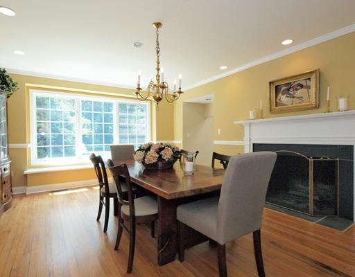 118 Pembroke Road Darien, CT 06820 - Photo 5 of 18 a view of a dining room with furniture window and wooden floor