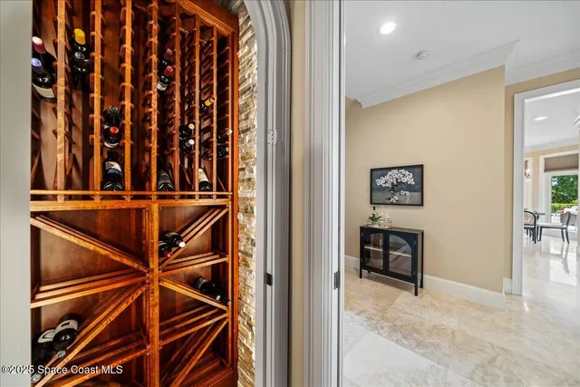 a bathroom with a sink vanity and a mirror