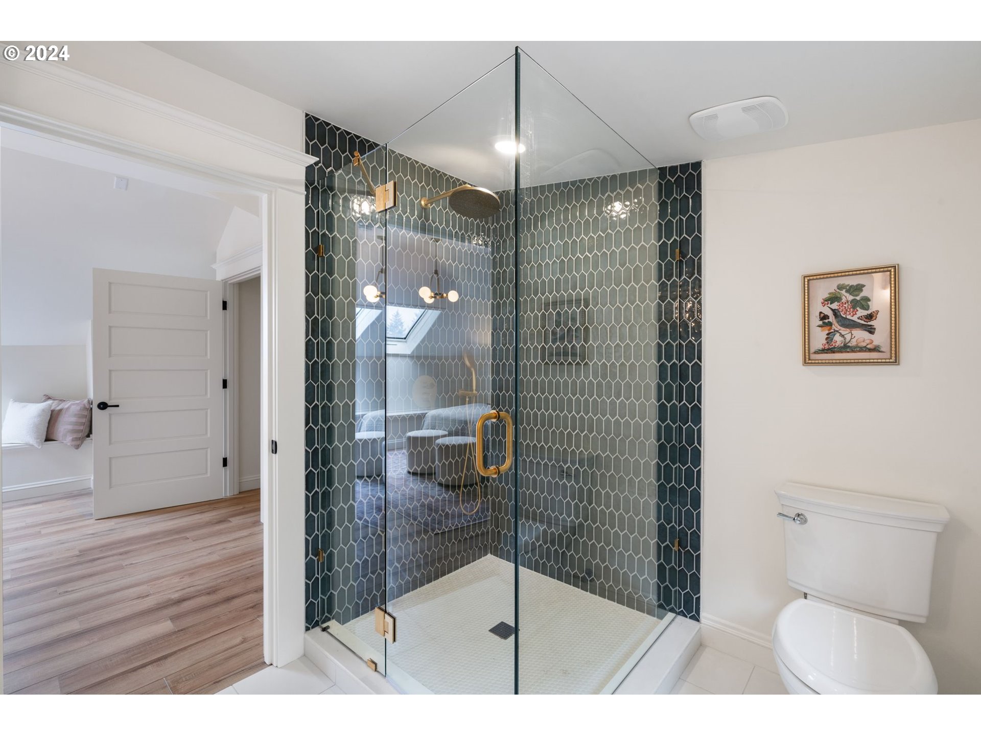 2548 Southwest St Helens Court Portland, OR 97201 - Photo 24 of 42 a bathroom with a shower and a sink