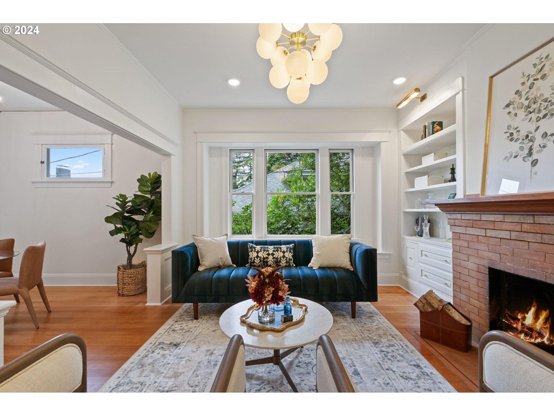 2548 Southwest St Helens Court Portland, OR 97201 - Photo 7 of 42 a living room with furniture and a large window