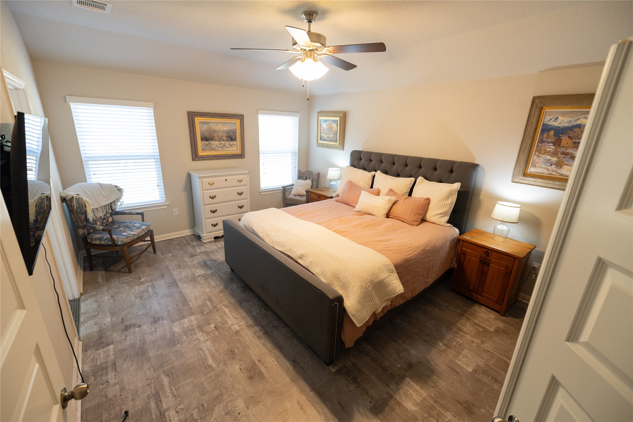 827 Savannah Cove Elgin, TX 78621 - Photo 12 of 31 Primary Bedroom fits California King size bed