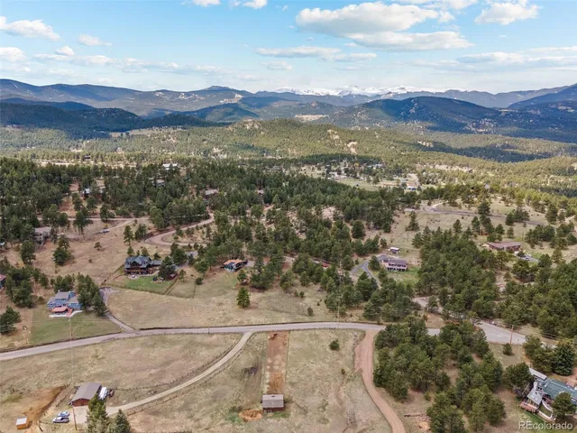a view of city and mountain