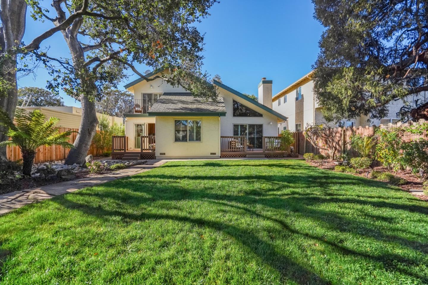 30 Bancroft Road Burlingame, CA 94010 - Photo 34 of 42 a front view of house with yard and green space