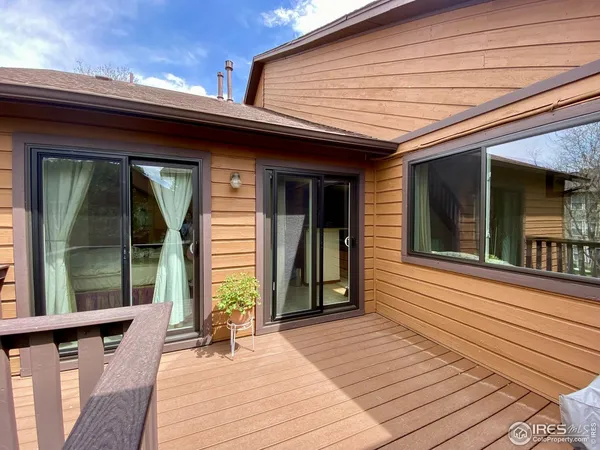 a view of a house with wooden floor