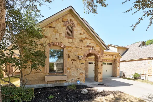 a view of a large building with large windows