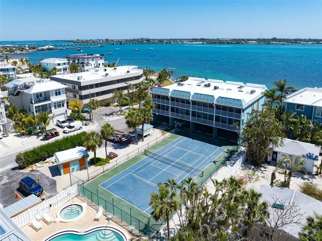 a view of a building with street view