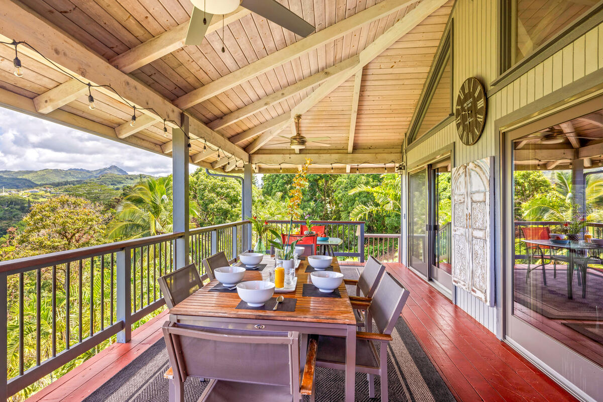 3307 D Hailima Road Koloa, HI 96756 - Photo 2 of 30 a view of a city from a balcony with furniture