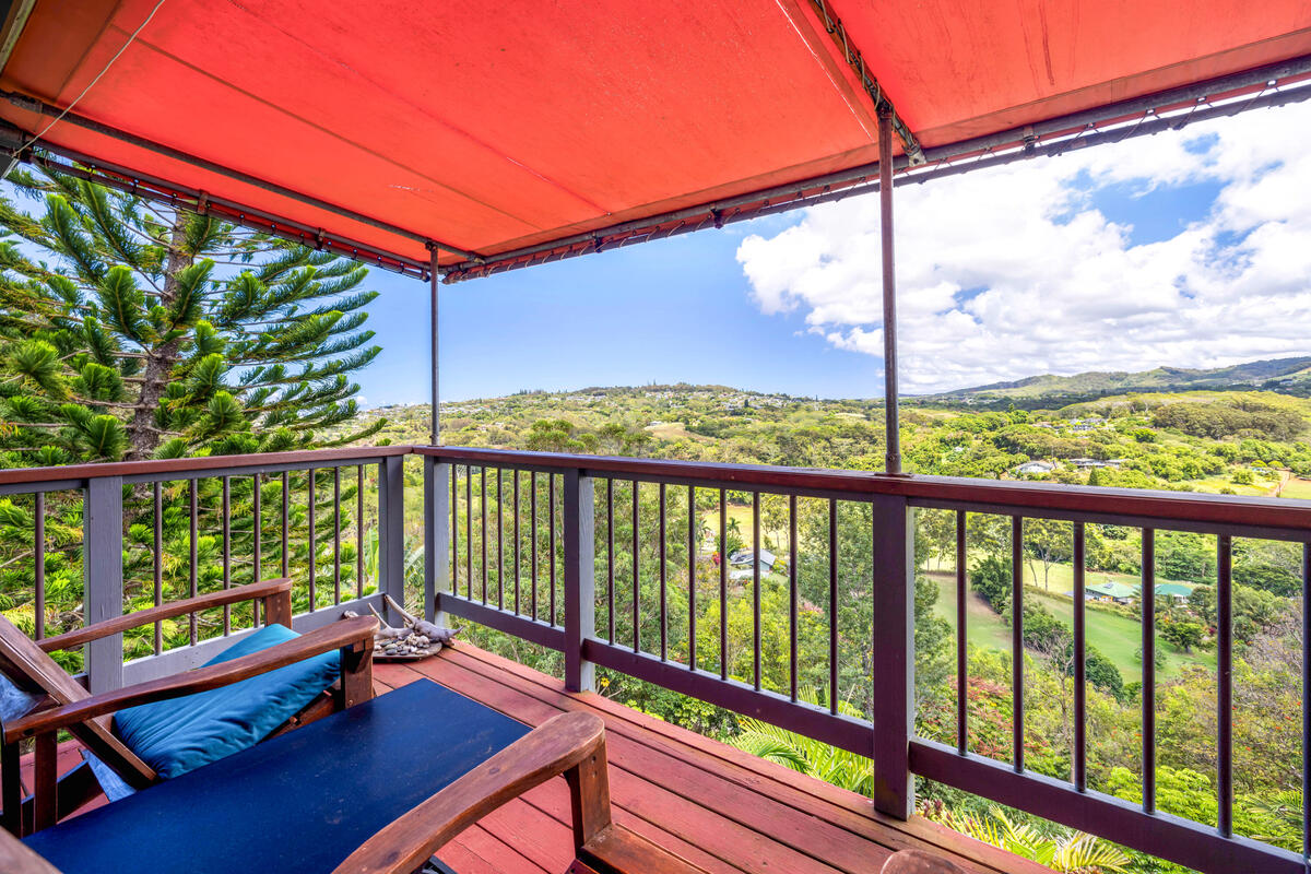 3307 D Hailima Road Koloa, HI 96756 - Photo 10 of 30 a view of a balcony with wooden floor