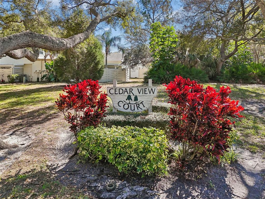 2618 Cedar View Court, Unit 95B Clearwater, FL 33761 - Photo 40 of 43 a view of a sign board