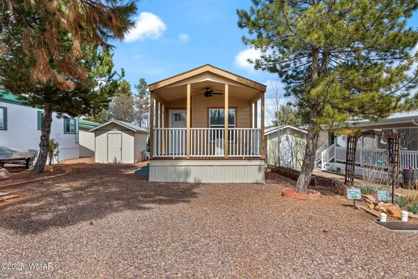 a view of backyard of house